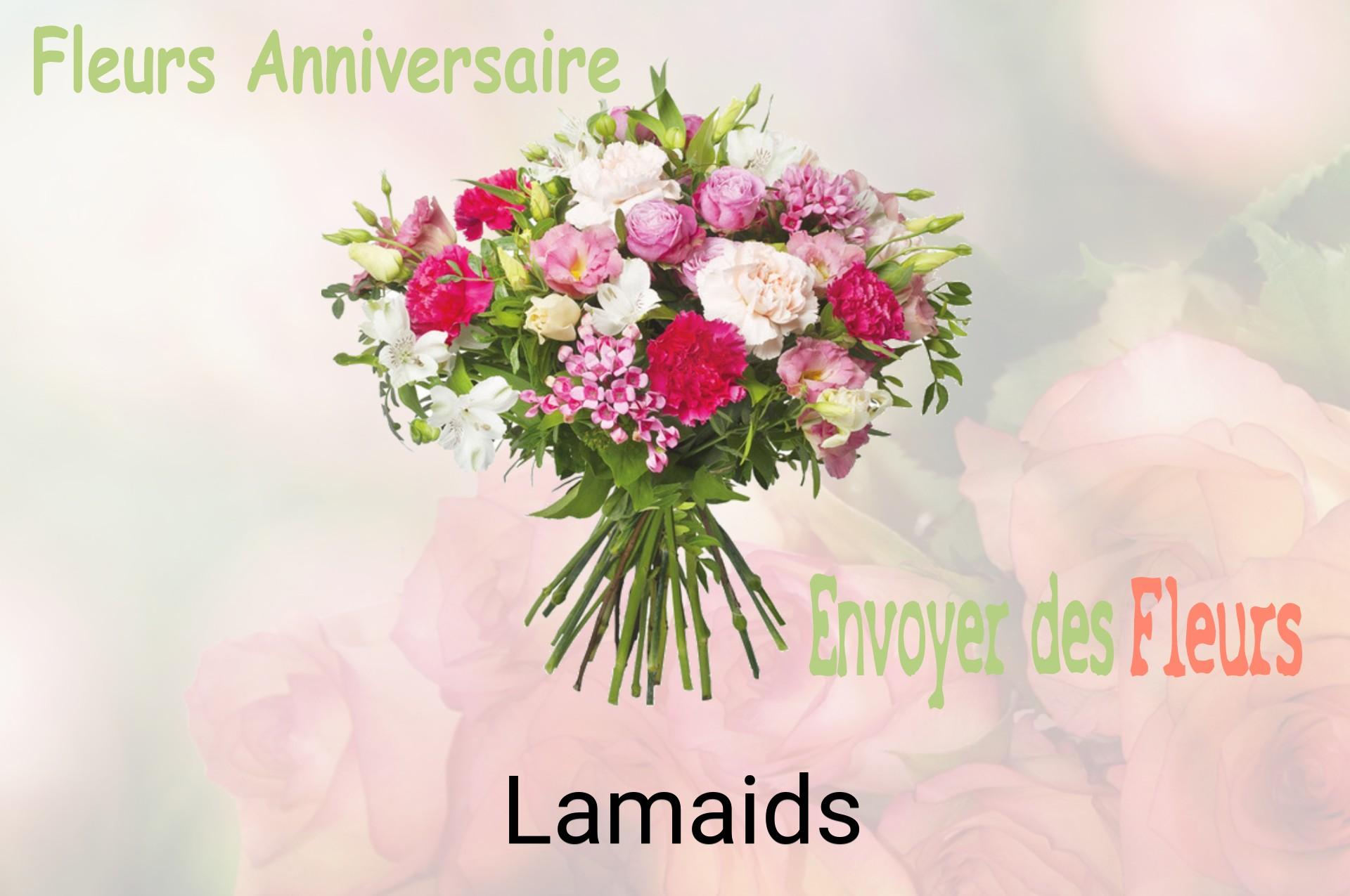 Bouquet de fleurs d’anniversaire livré à Lamaids