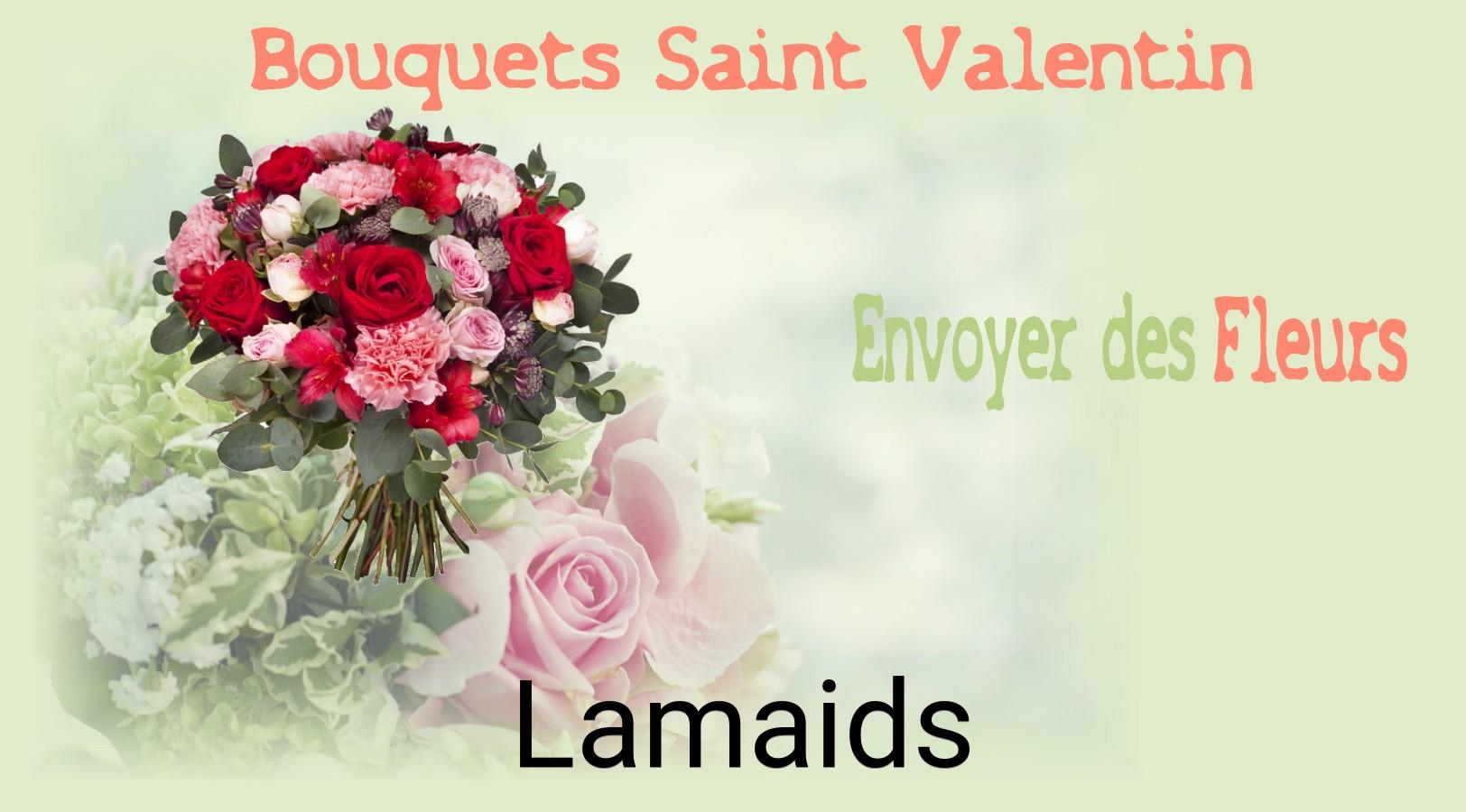 Roses de Saint-Valentin livrées à Lamaids